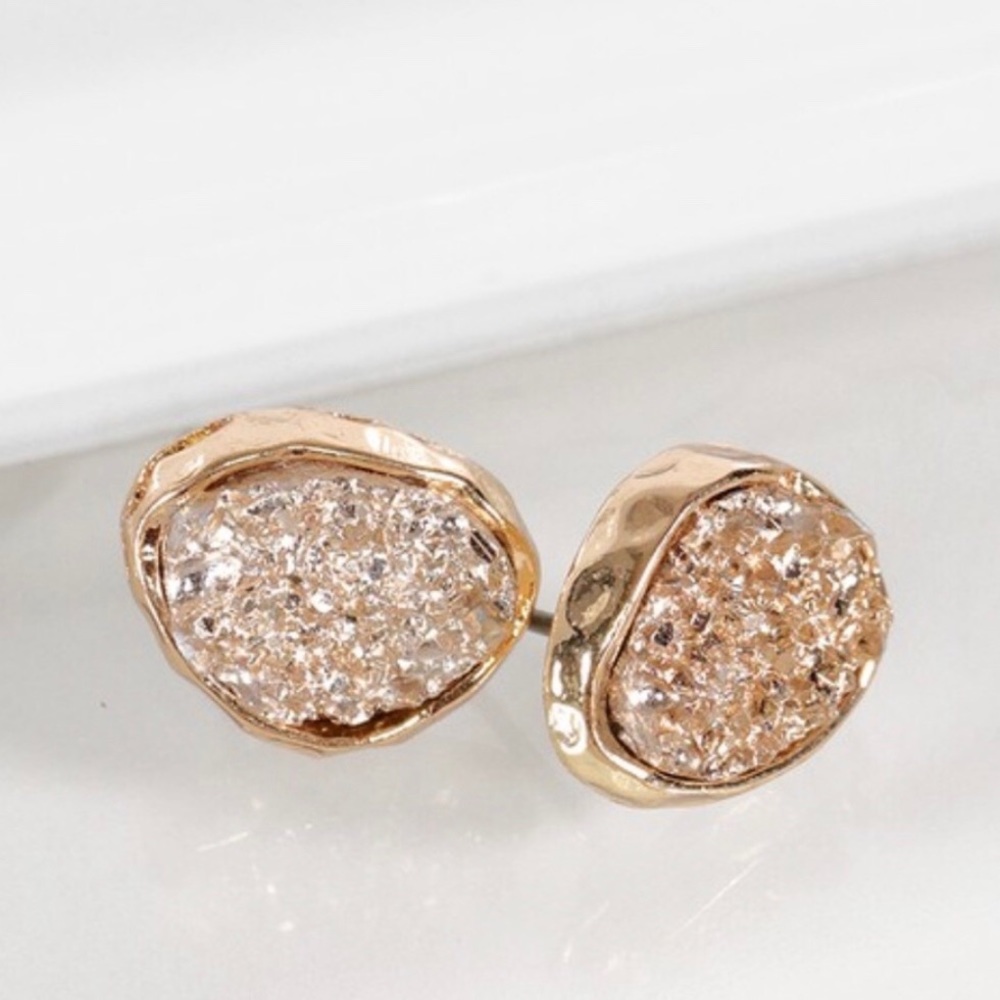 Druzy Earings - Picture 3 of 5